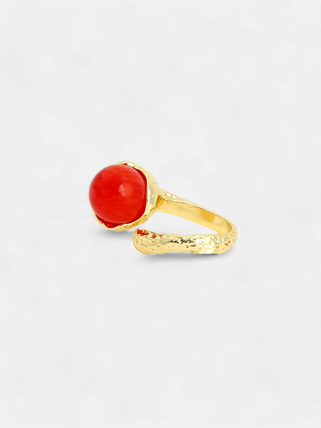 The Cherry Finger Ring - Cherry Red-SOHIRG6110