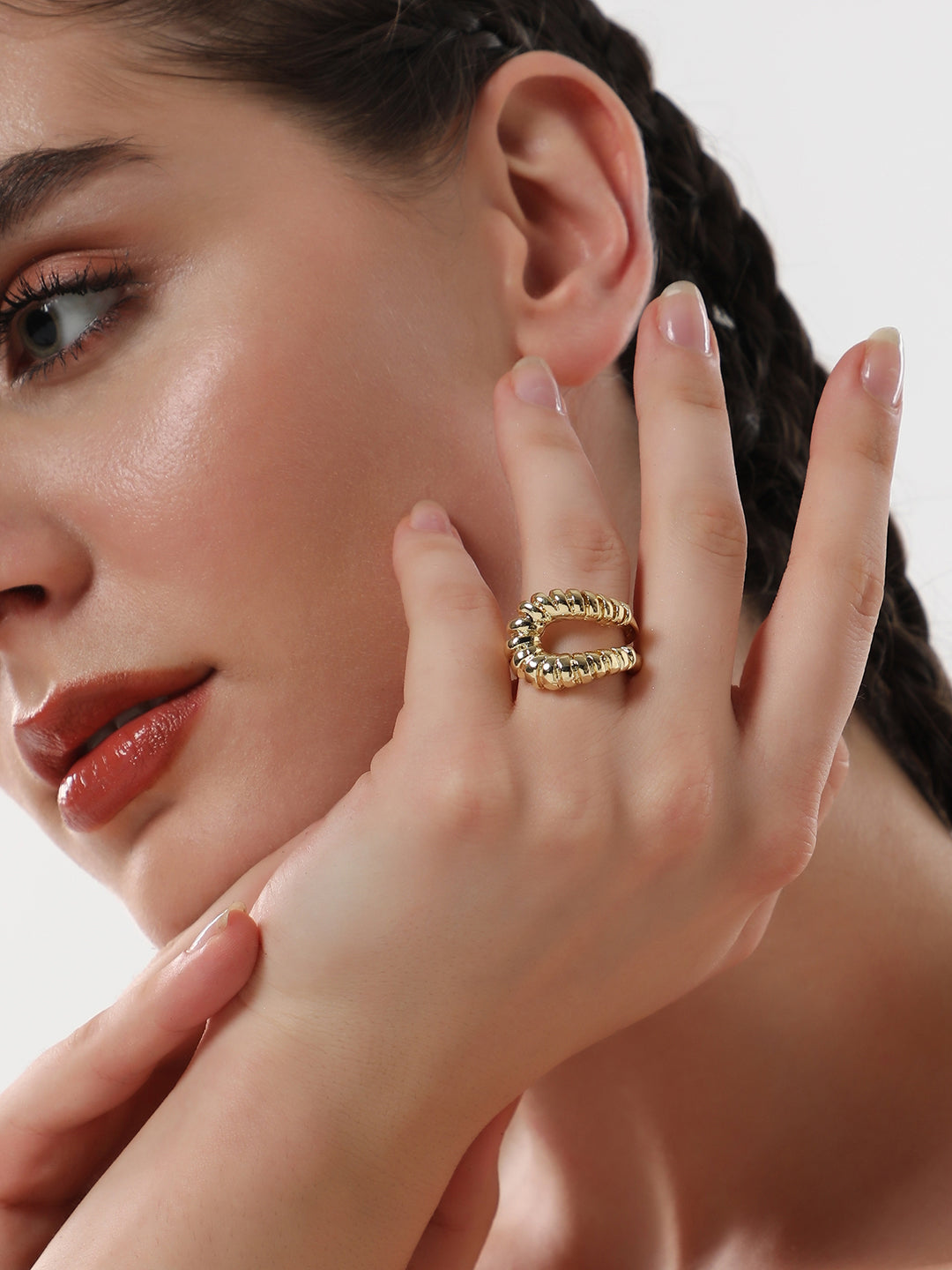 The Mollusks Statement Ring - California Gold-SOHIRG6116