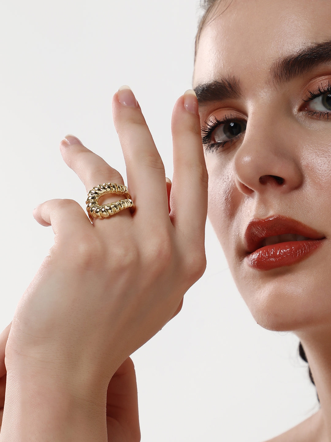 The Mollusks Statement Ring - California Gold-SOHIRG6116