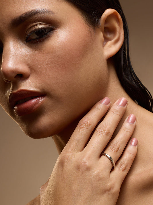 The Tourbillon Finger Ring - Metallic Silver-SOHIRG6218