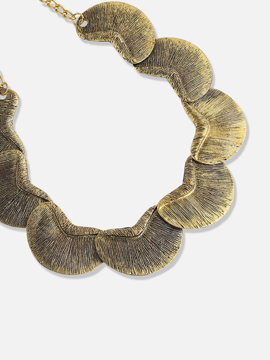 Gold Plated Designer Stone Party Necklace