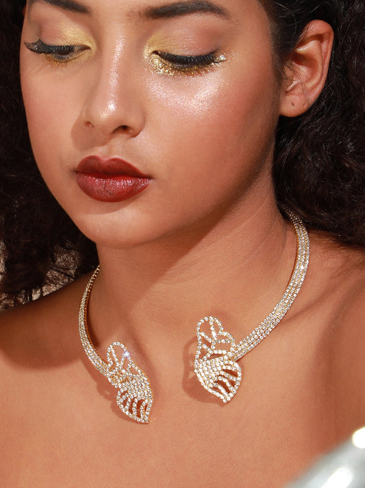 Gold Plated Designer Party Necklace