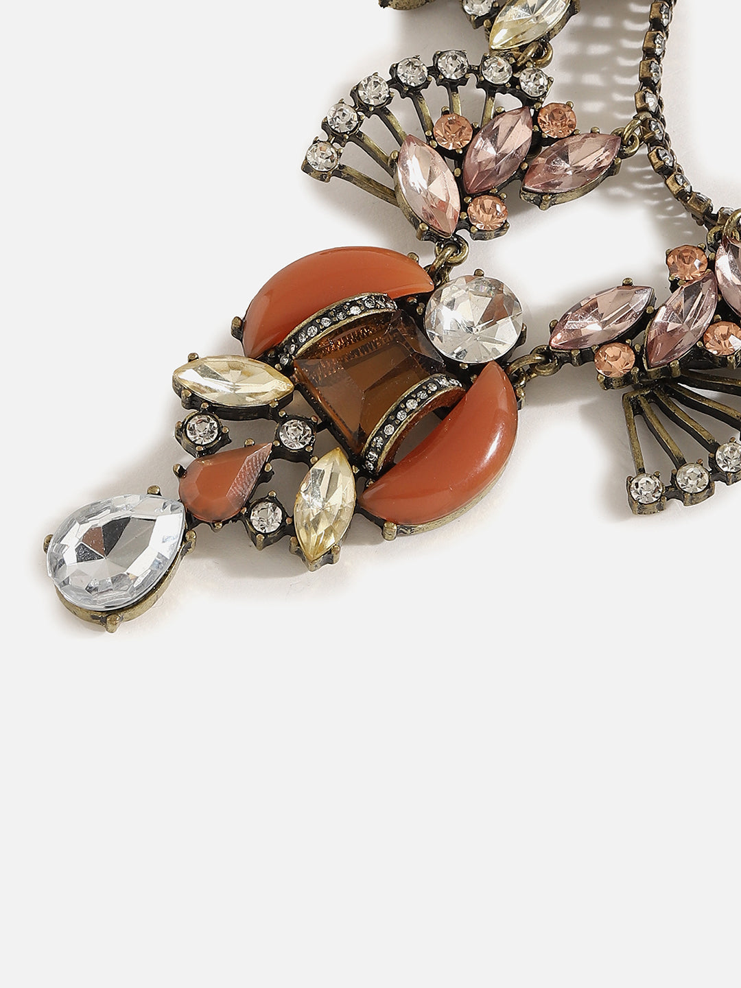 Gold Plated Designer Stone Necklace