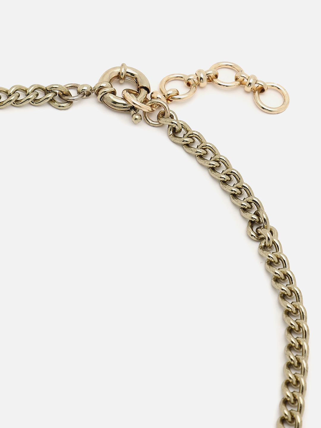 Gold Plated Designer Stone Necklace