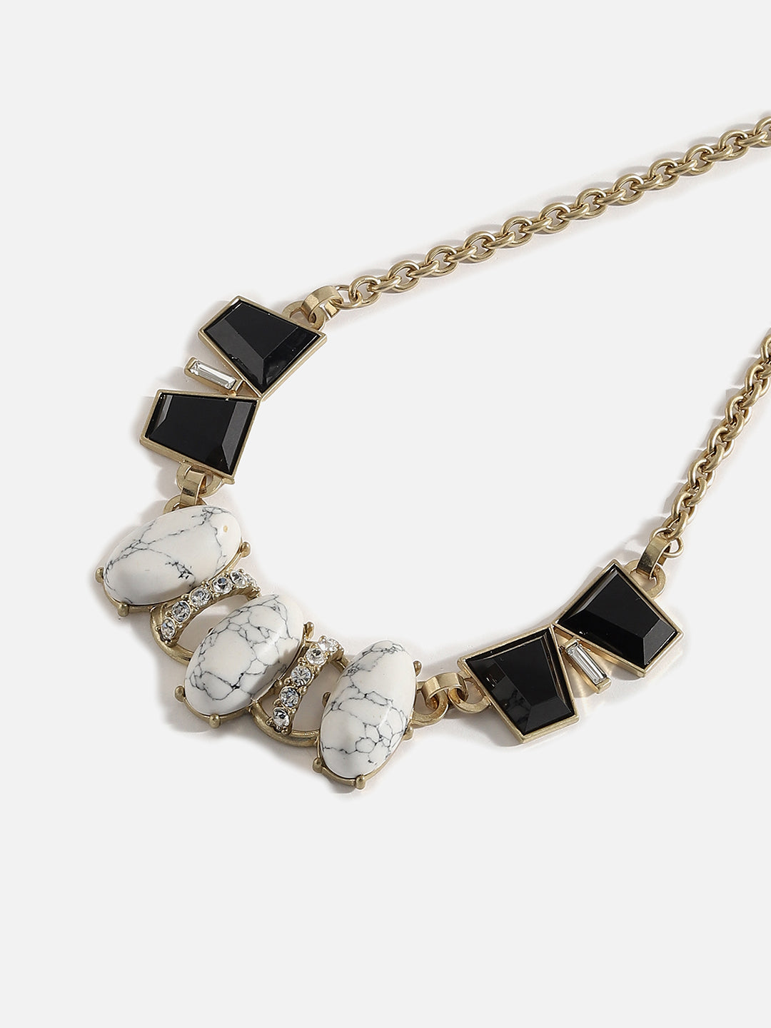 Gold Plated Designer Stone Necklace