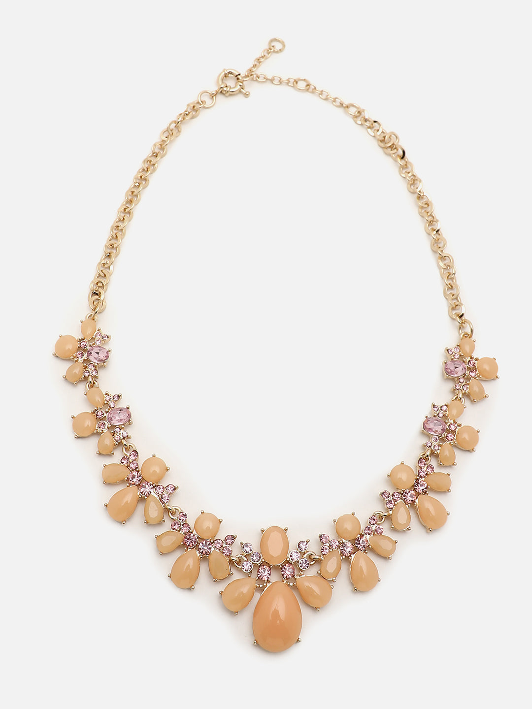 Peach Stone Necklace