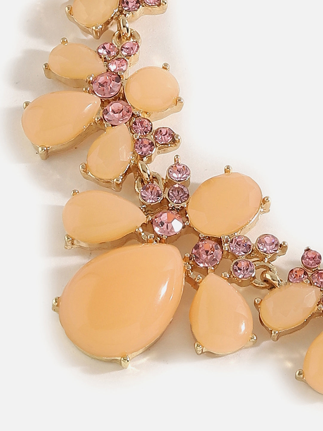 Peach Stone Necklace