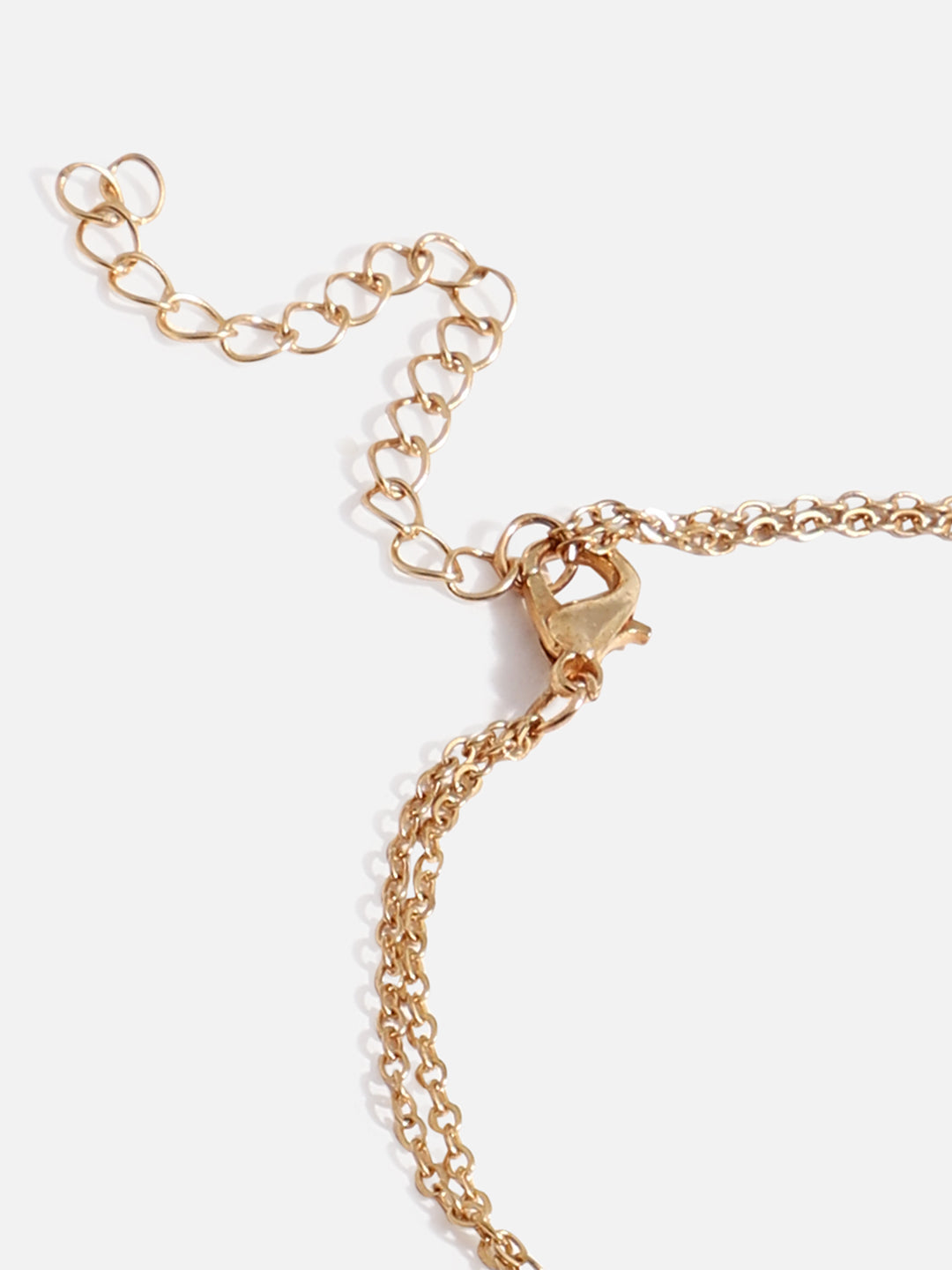 WOMEN GOLD PLATED SET OF 3 ANKLET CUM BRACELET