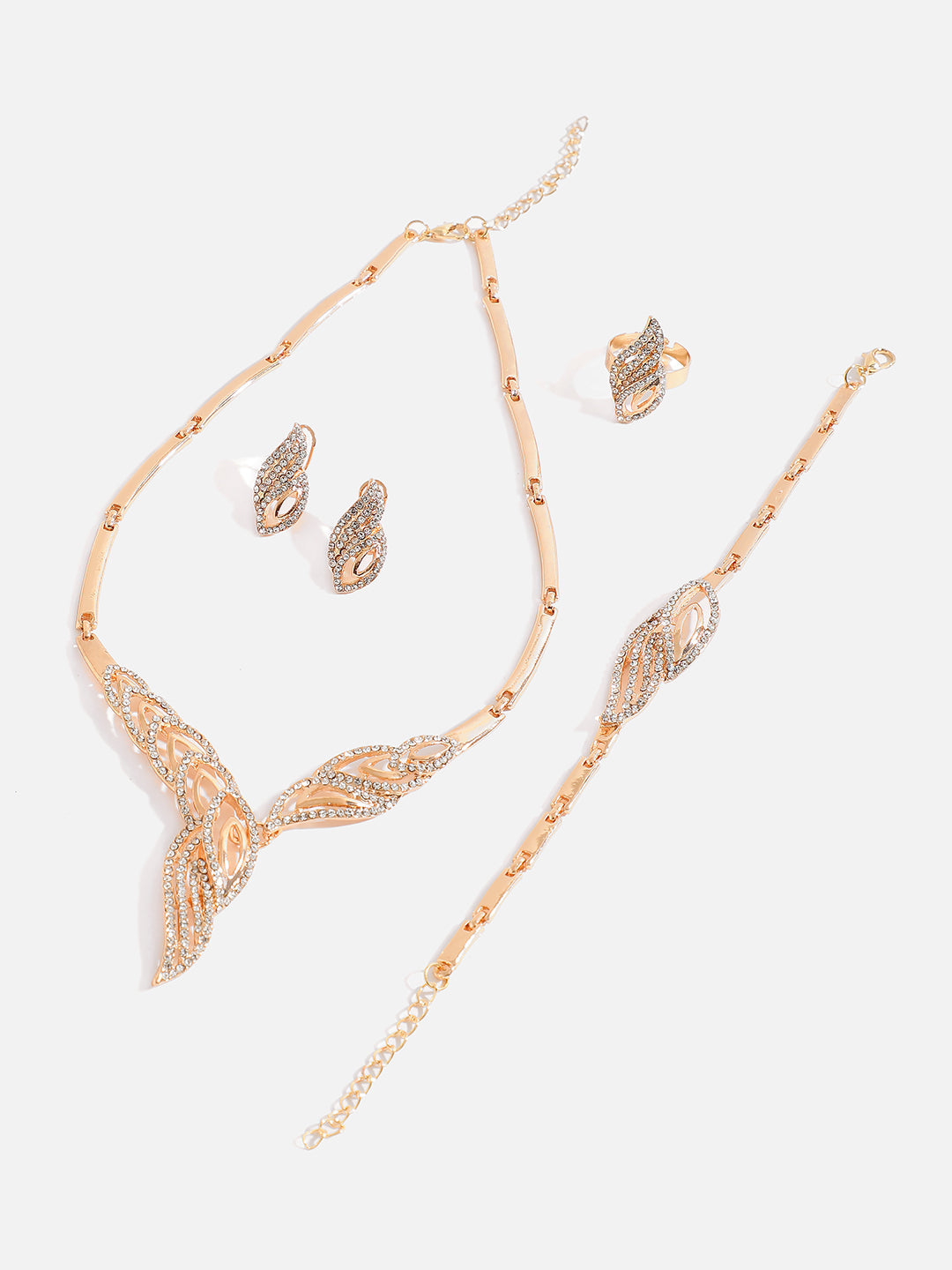 GOLD PLATED DESIGNER JEWELLERY SET