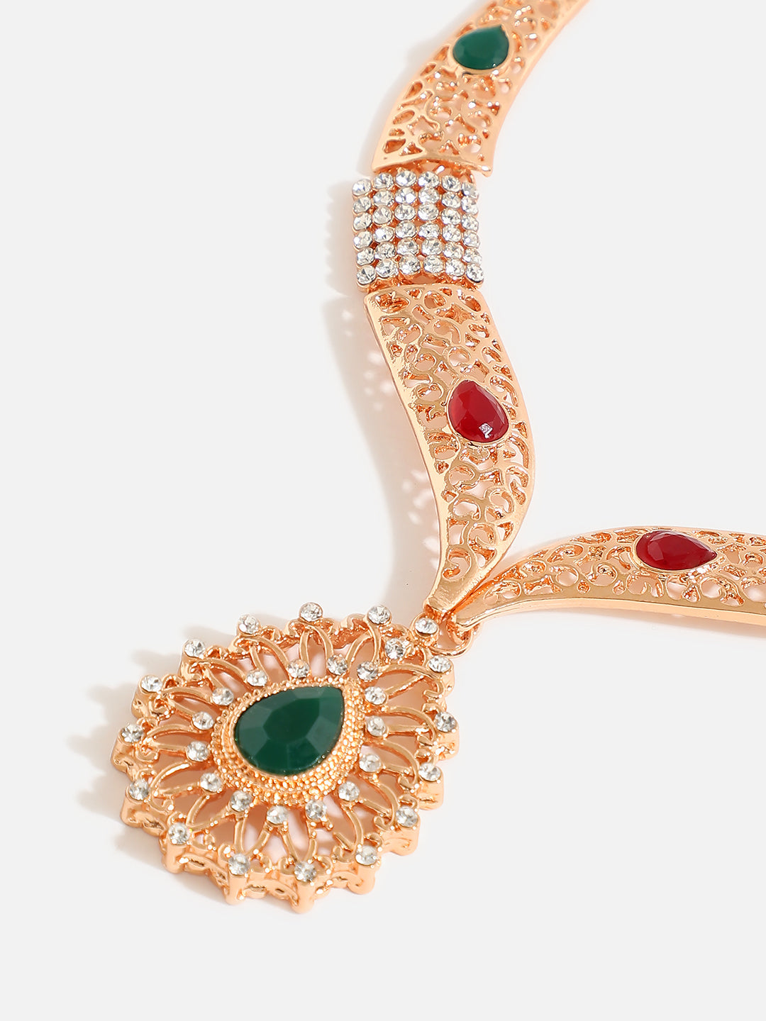 GOLD PLATED DESIGNER JEWELLERY SET