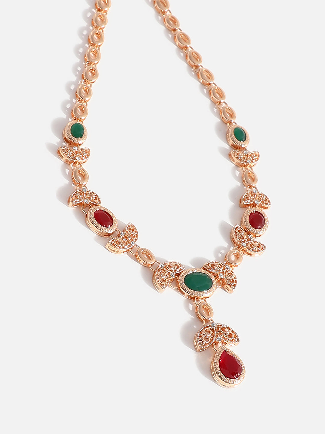 GOLD PLATED DESIGNER JEWELLERY SET