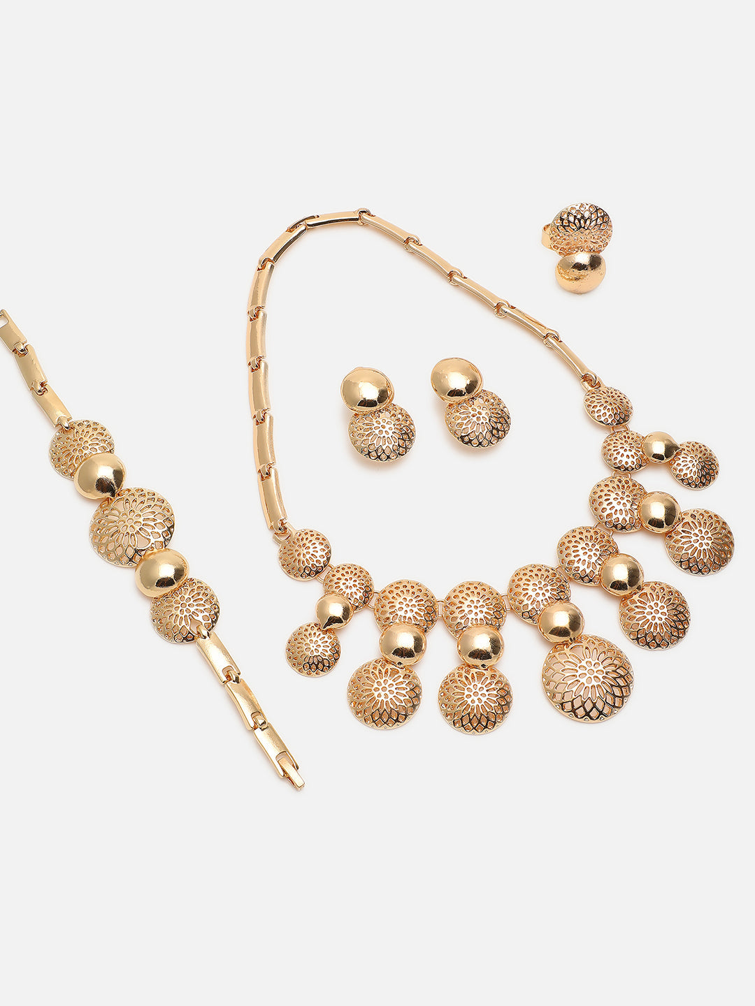 GOLD PLATED DESIGNER JEWELLERY SET
