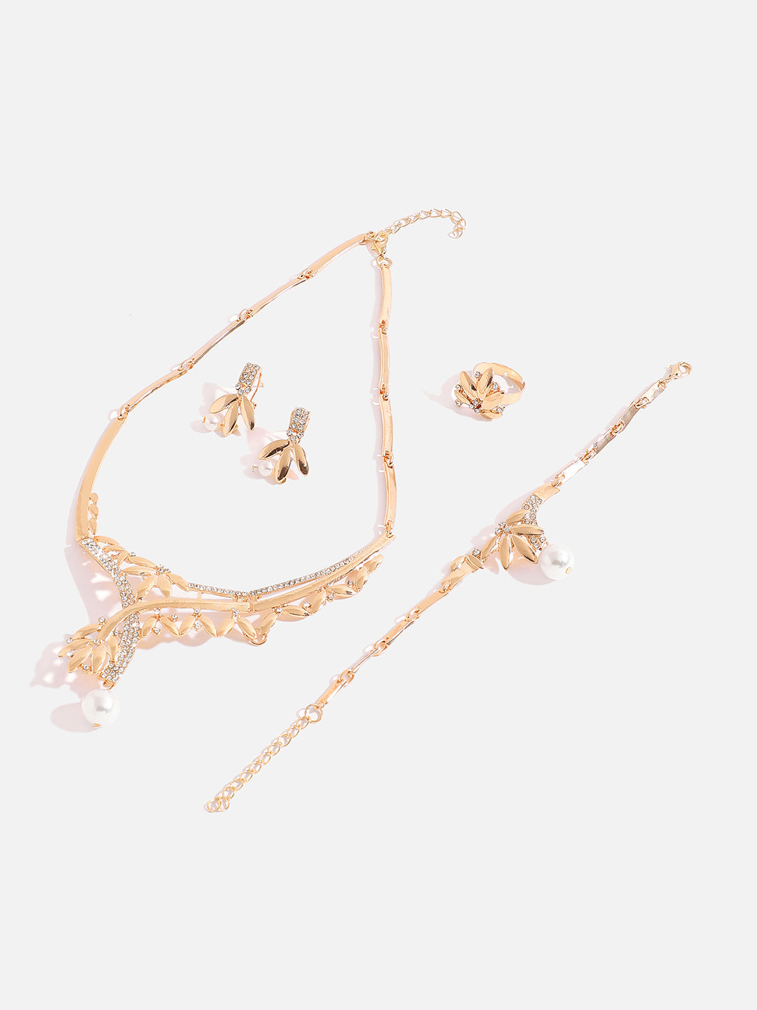 GOLD PLATED DESIGNER JEWELLERY SET