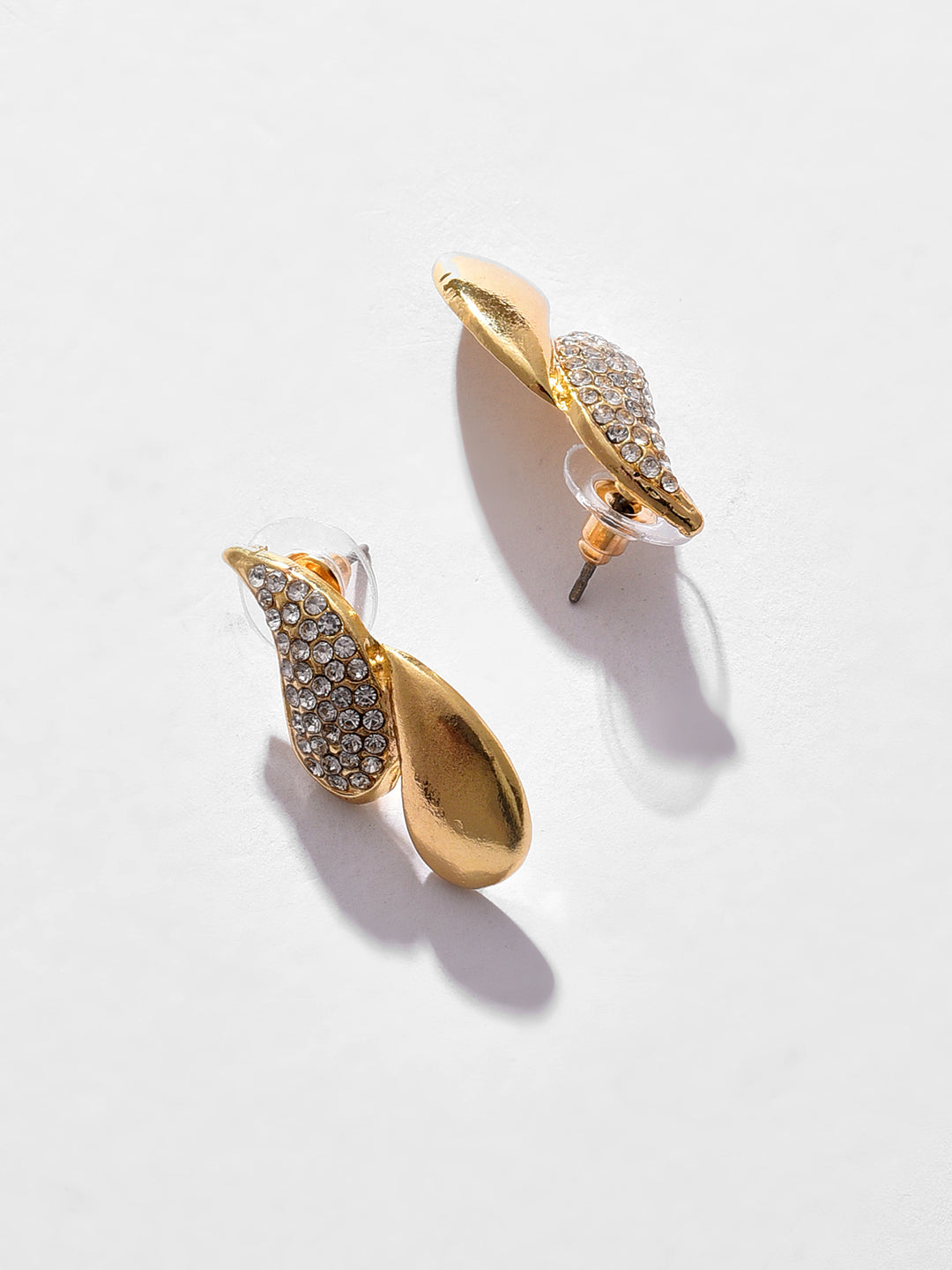 Gold Plated Designer Stone Necklace, Earrings, Bracelet and Ring Set Jewellery Set