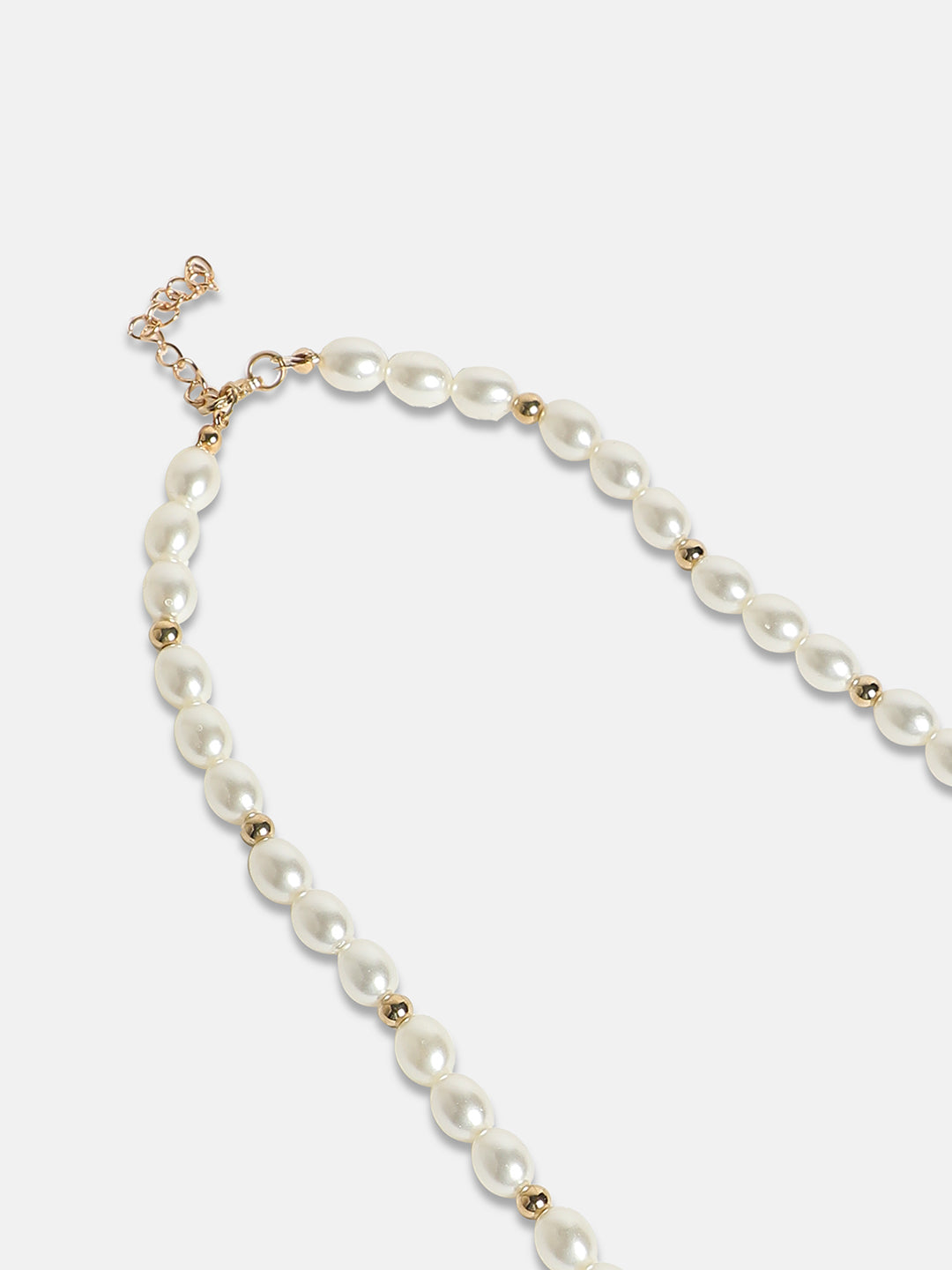 Women's The Wing Collar Necklace - Pearl White