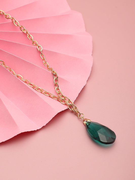 Green Cascade Necklace