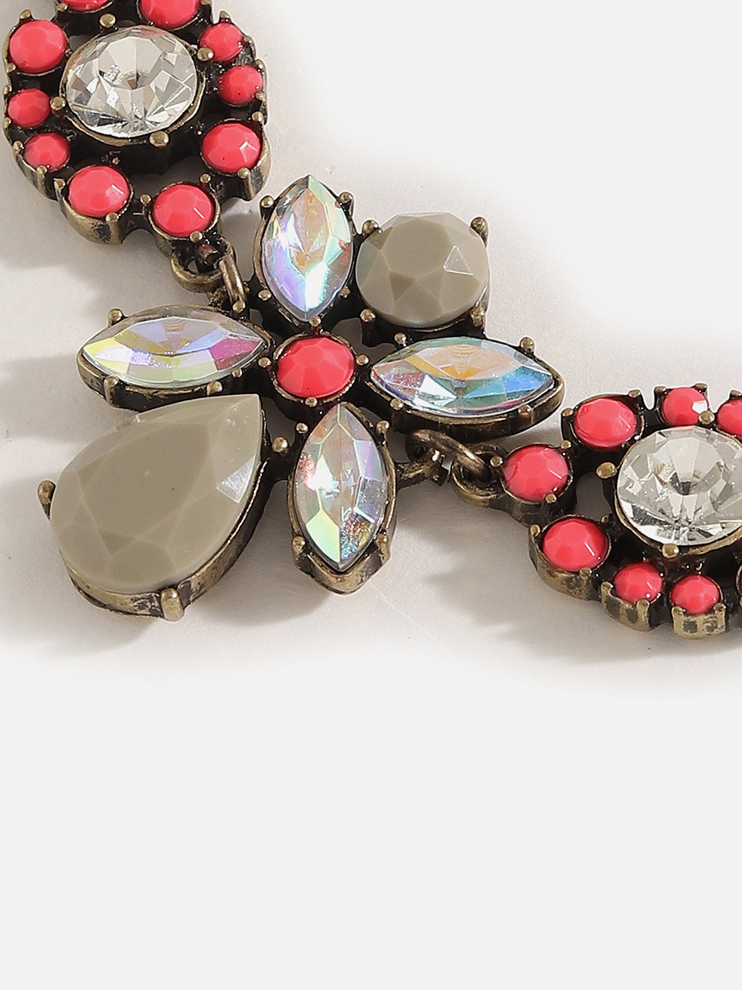 Gold Plated Designer Stone Necklace