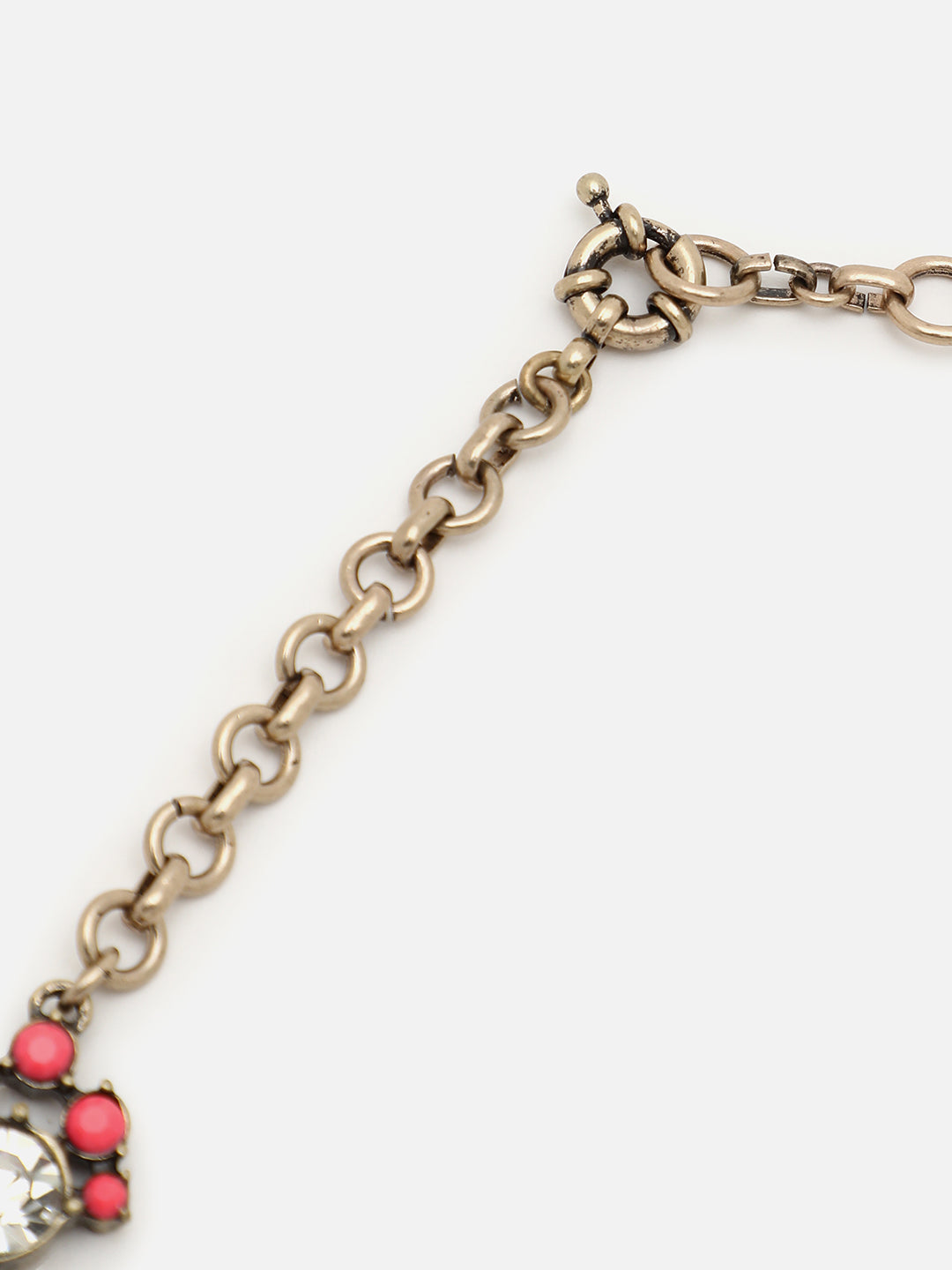 Gold Plated Designer Stone Necklace
