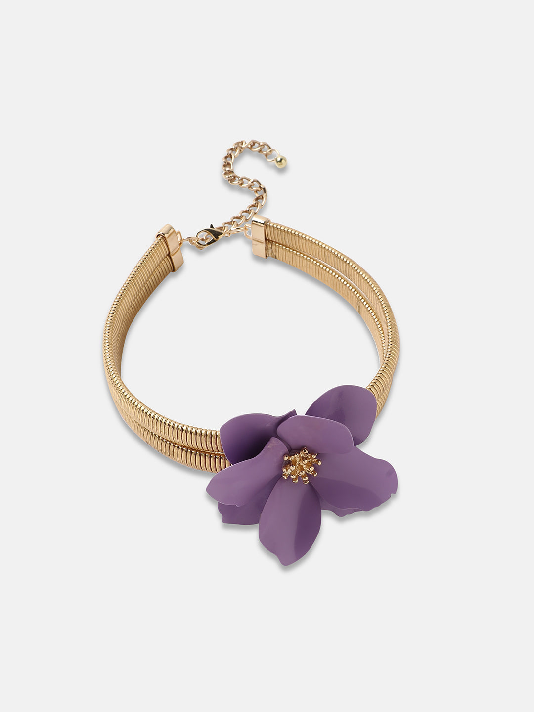 Women's The Poppy Choker Necklace - Lavender