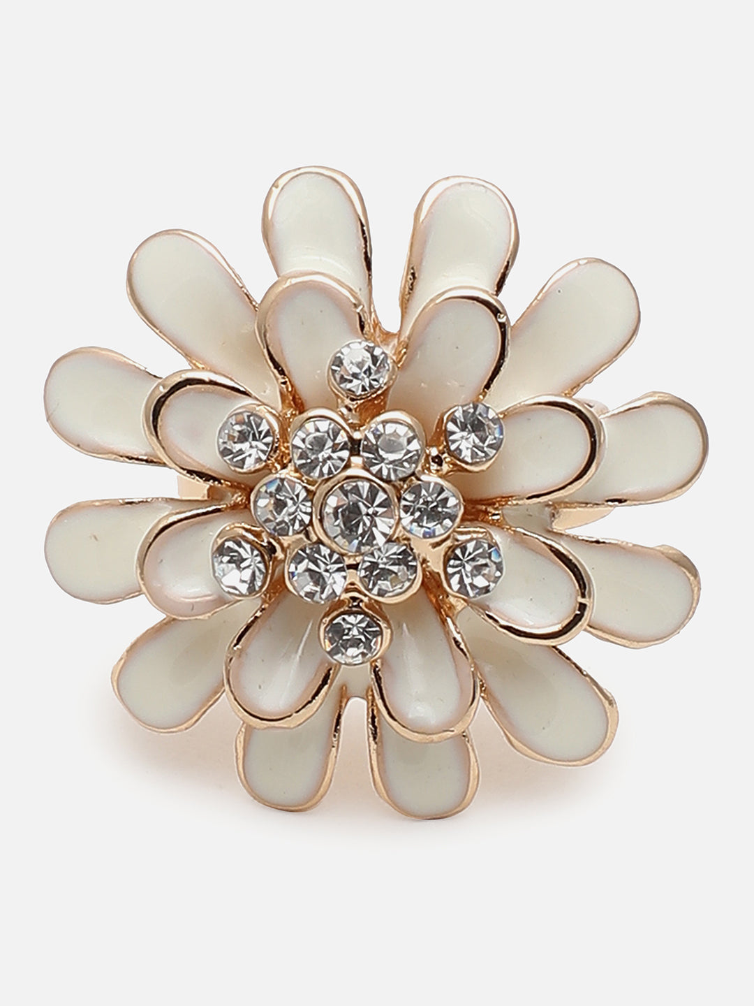Gold Plated Designer Stone Ring