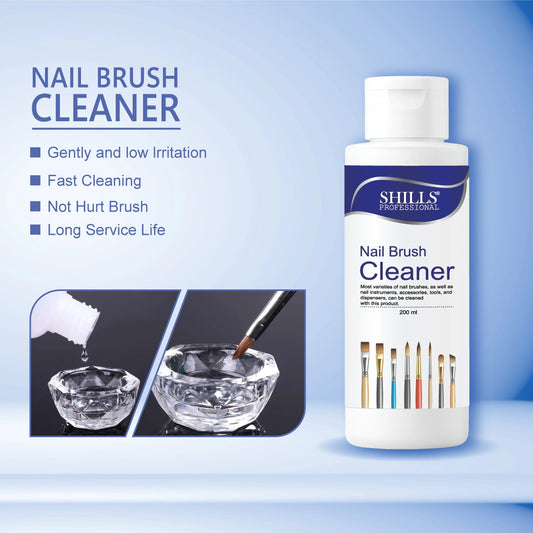SHILLS PROFESSIONAL NAIL BRUSH CLEANER 100ML