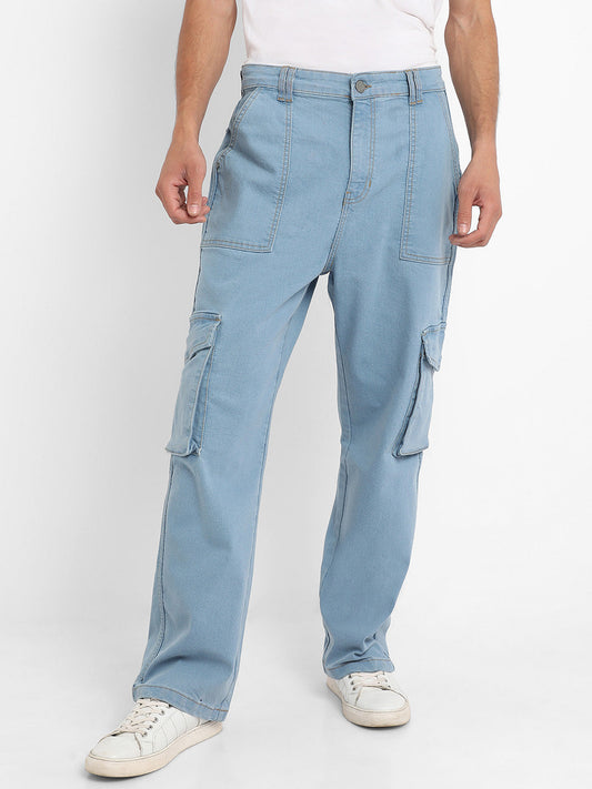 Utility Cargo Denim Jeans