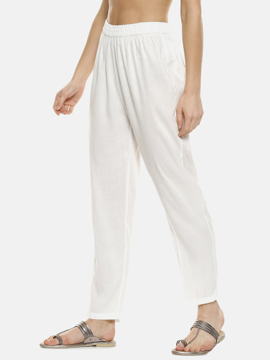 Bird Print Kurta With Trousers Set