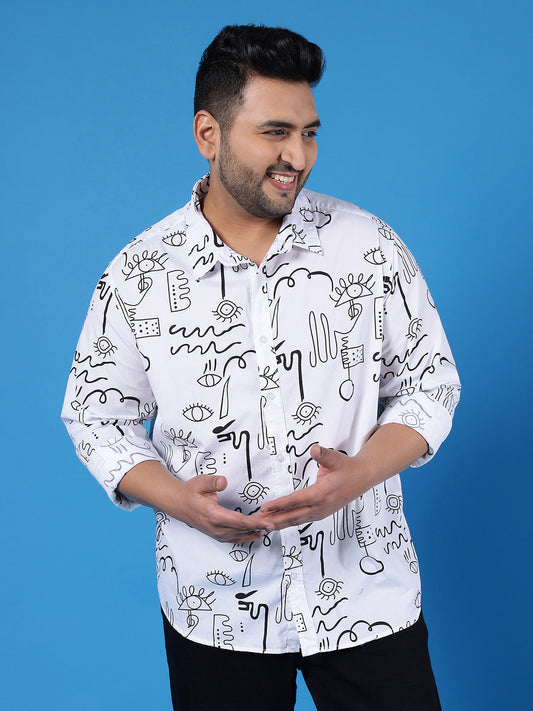 Abstract Design Full Sleeve Shirt