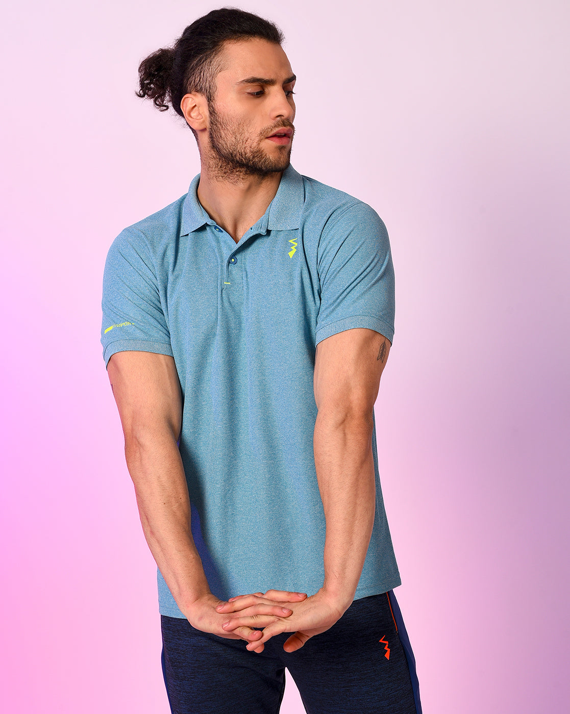 Pack Of 5 Slim Fit Active T-Shirts