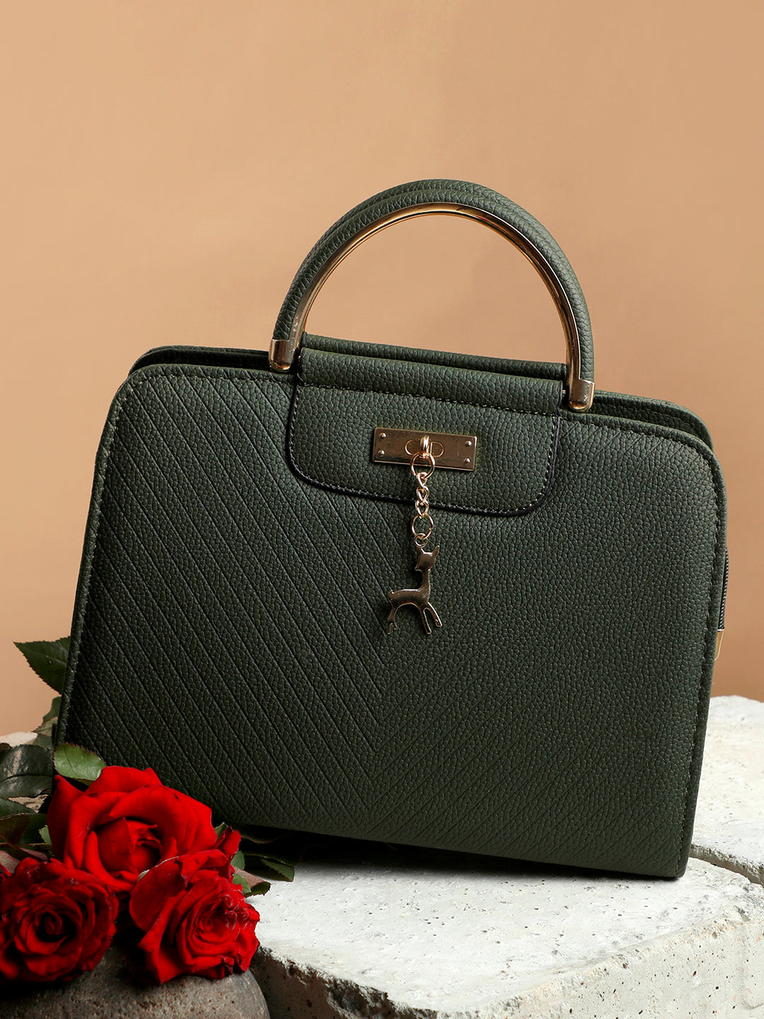 Phoenix Green Handbag