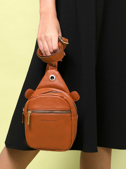 June Brown Cross Body Bag