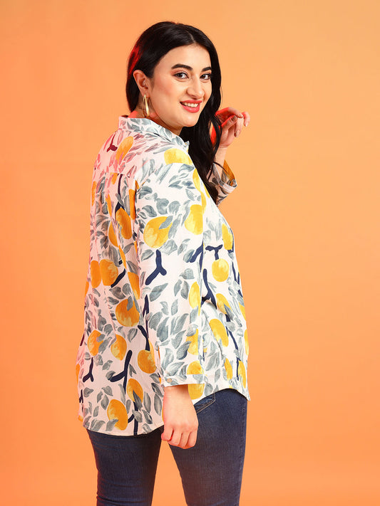 Floral Design Shirt