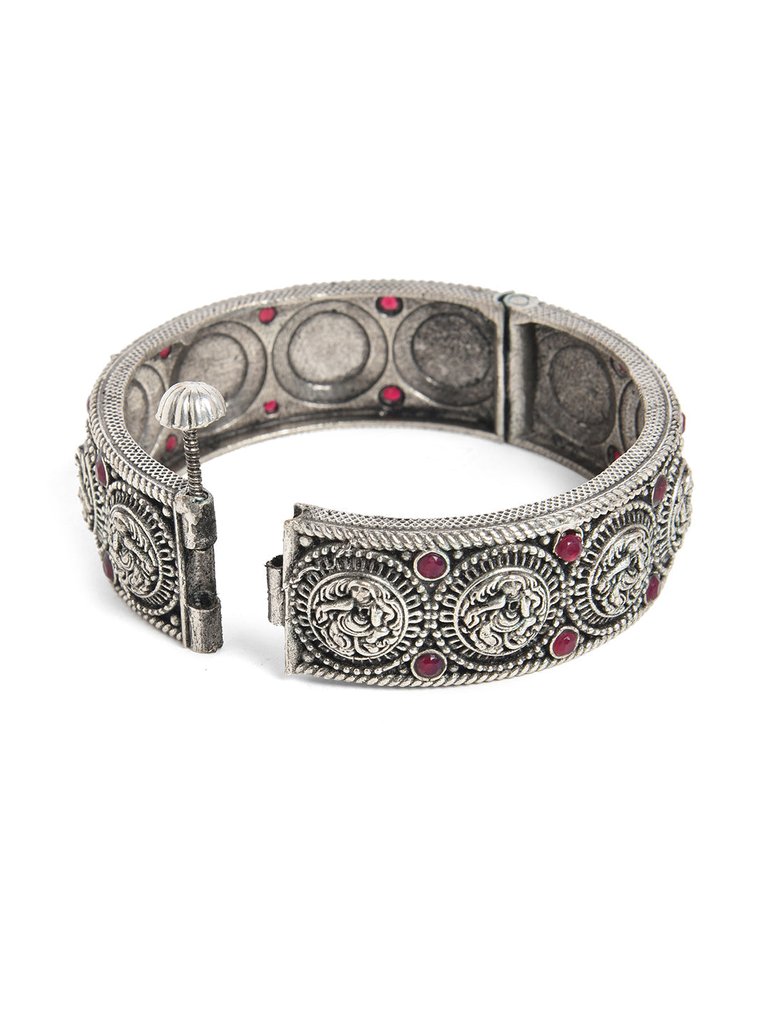 Silver-Plated Kada Bracelet
