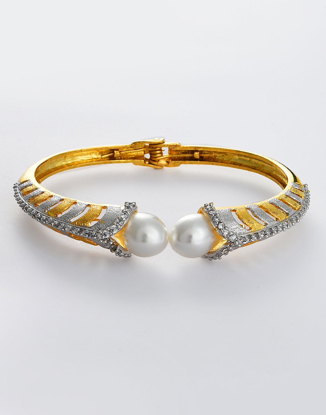 American Diamond Gold Plated Bracelet