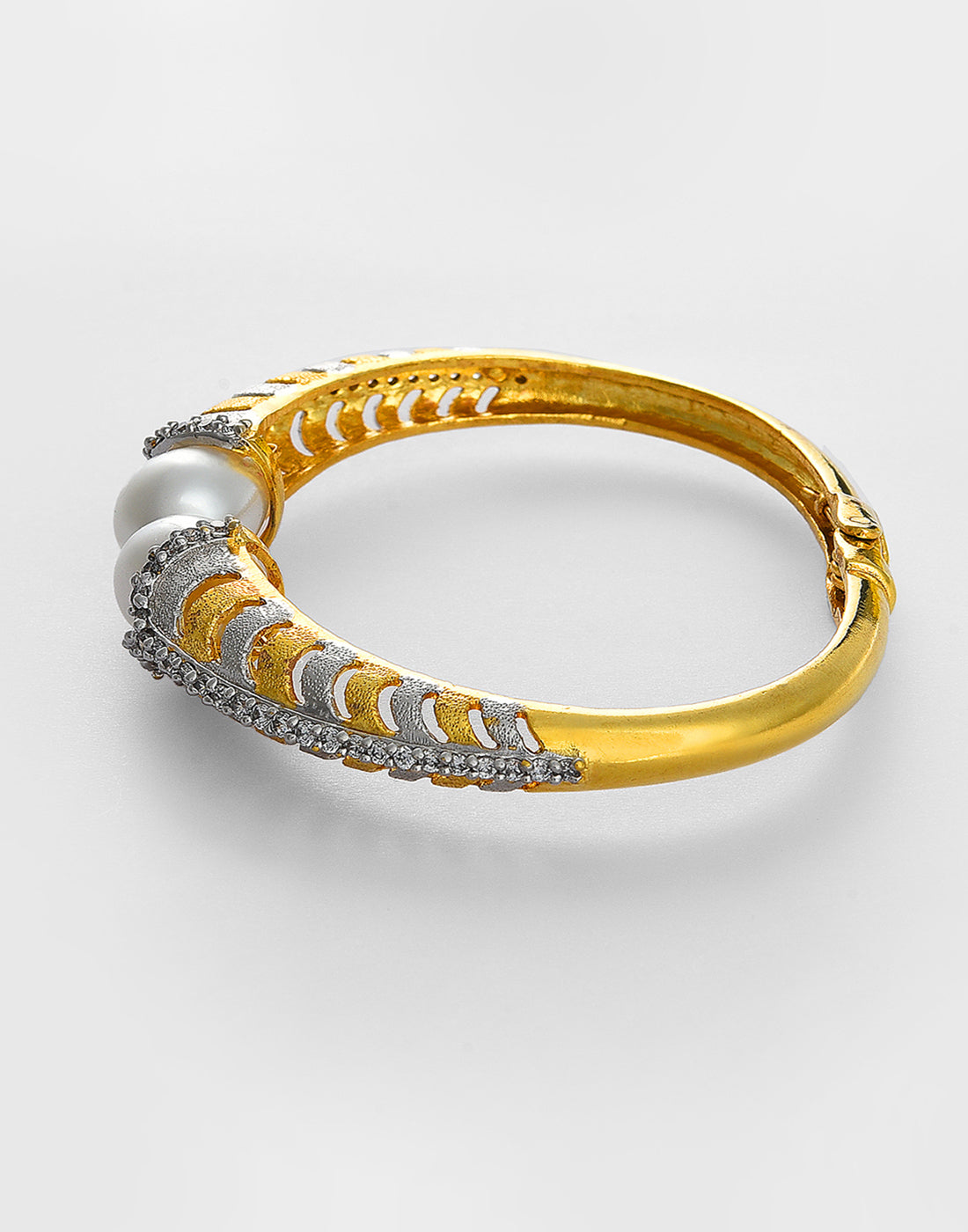 American Diamond Gold Plated Bracelet
