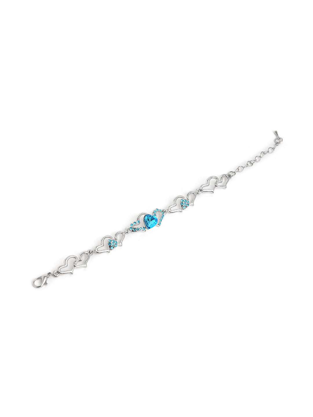 Silver Interlock Trendy Bracelet
