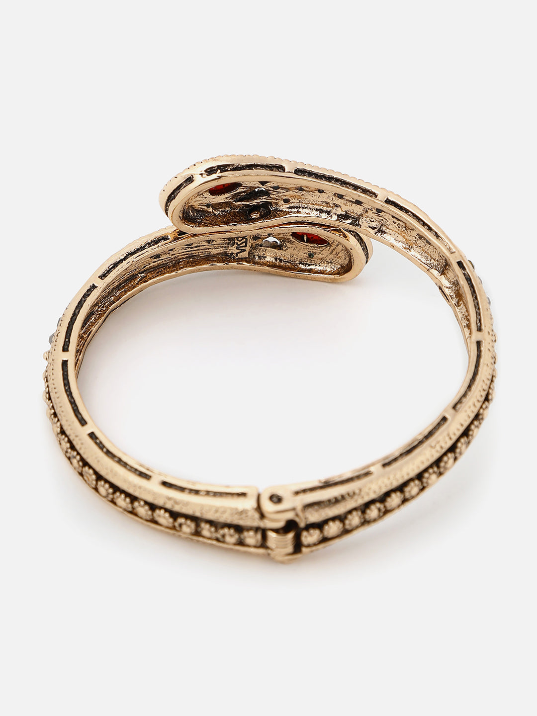 Gold Plated Designer Stone Bracelet