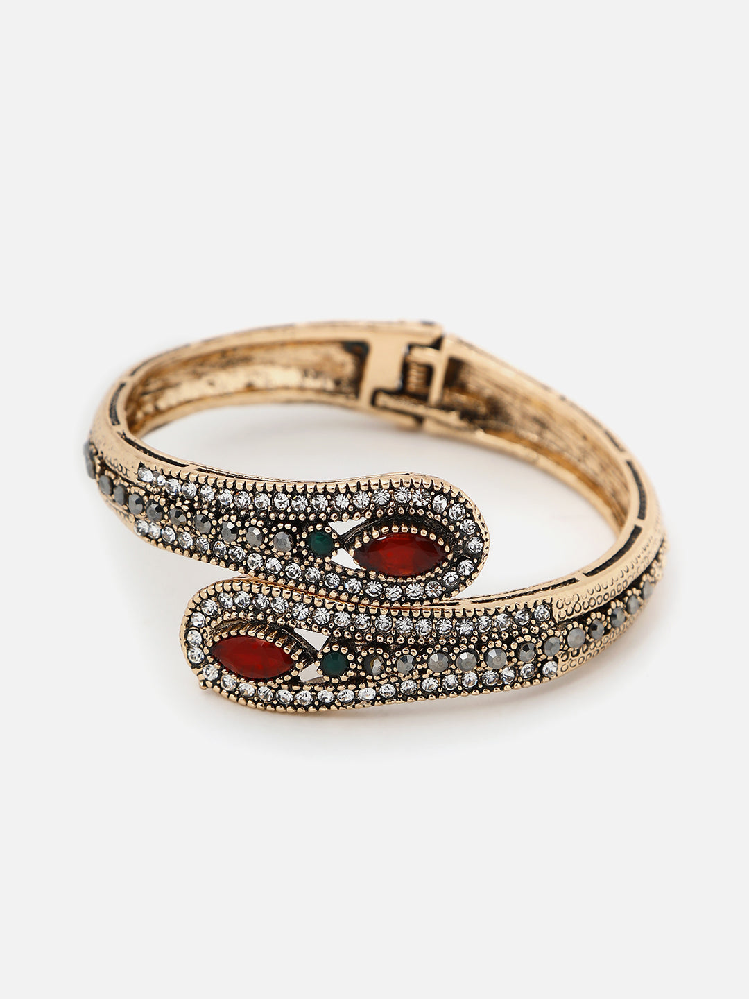 Gold Plated Designer Stone Bracelet