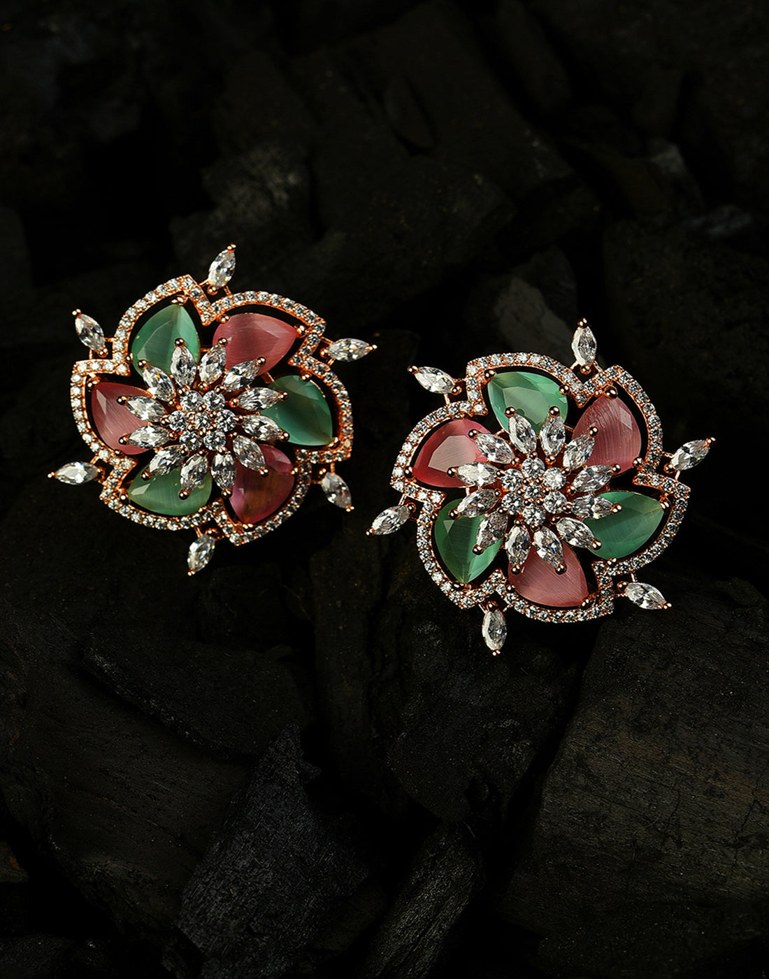 Floral Hues Studs