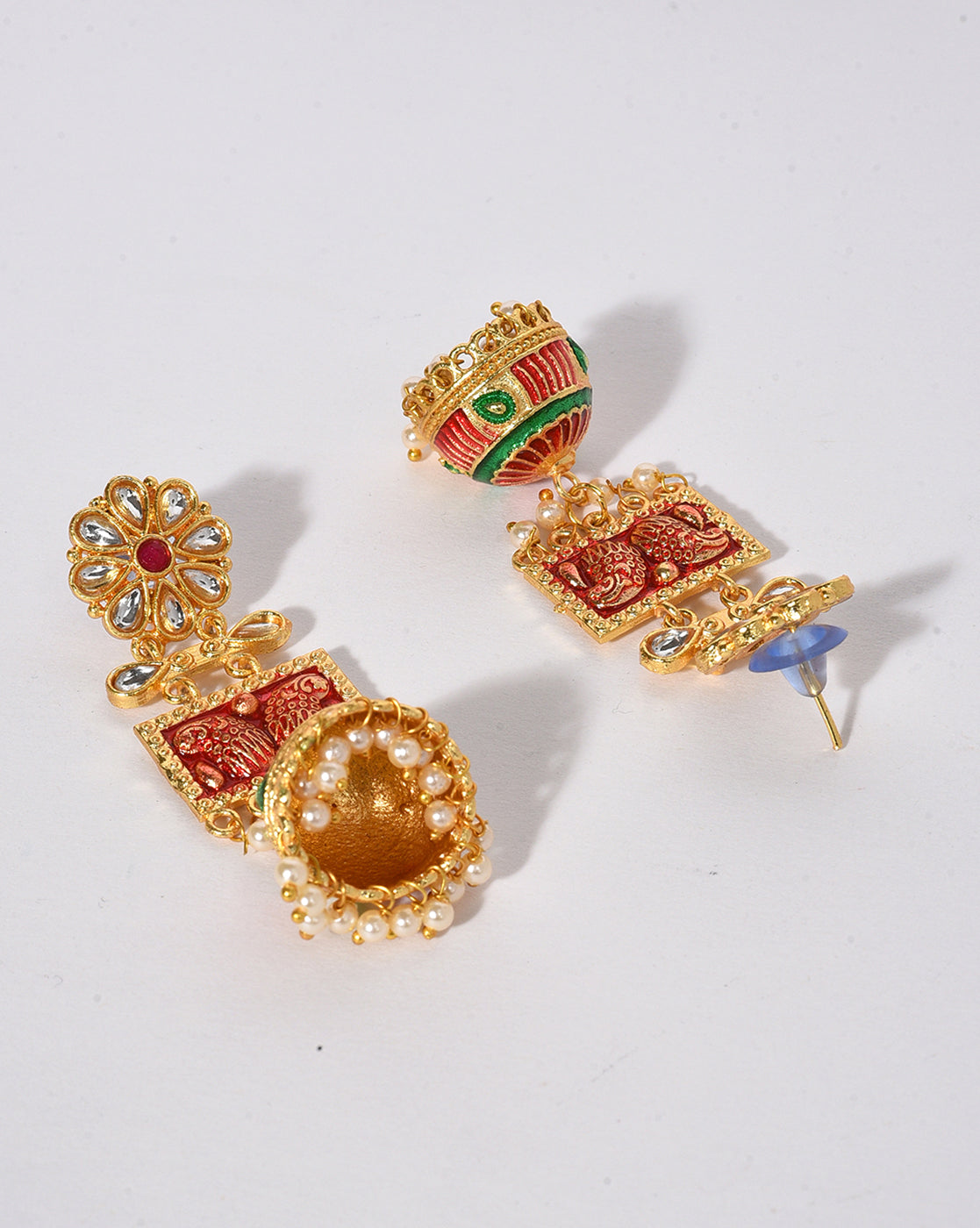 Gold Plated Designer Jhumkas