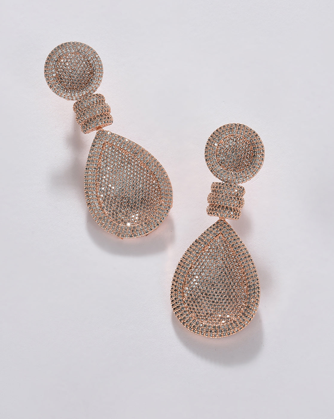 Silver Plated Designer Drop Earring
