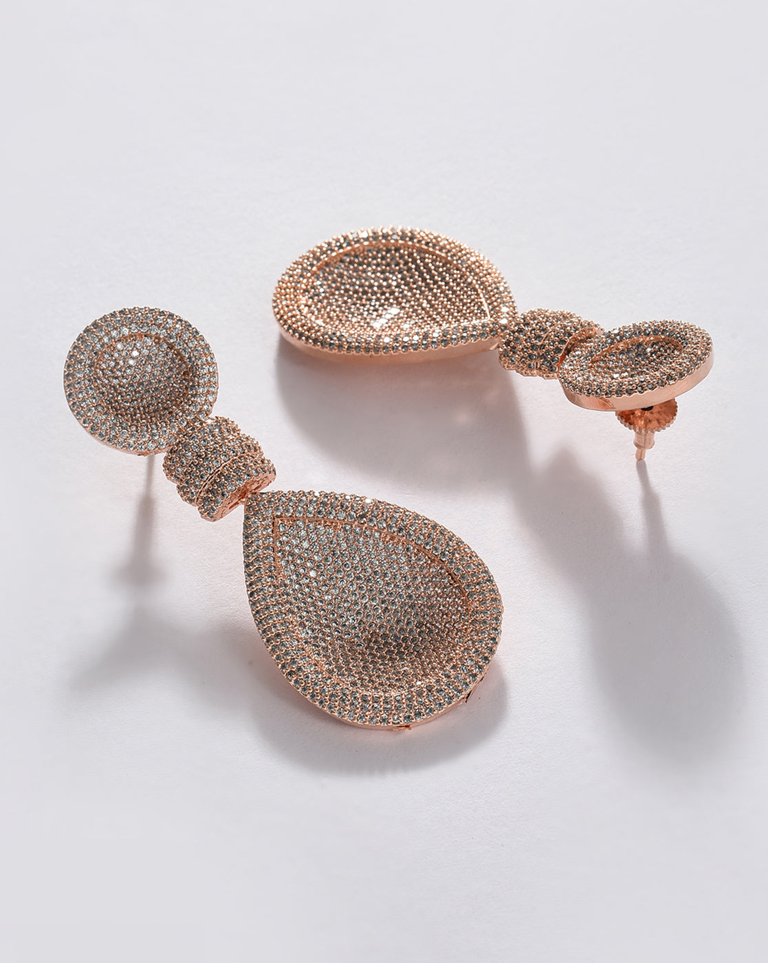 Silver Plated Designer Drop Earring