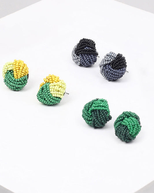 Pack of 3 Trendy Designer Studs