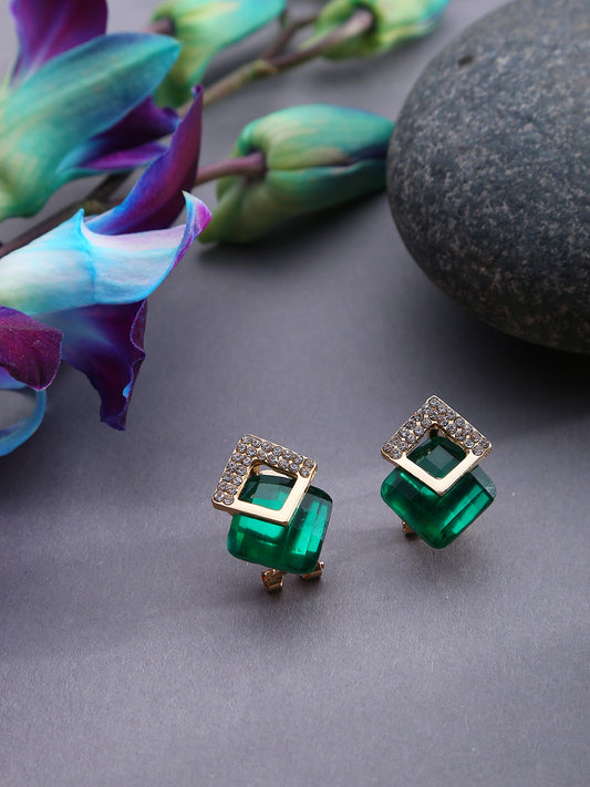 Designer Diamond Shaped Studs