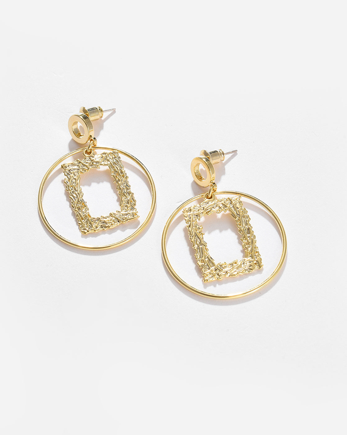 Gold Plated Designer Drop Earring