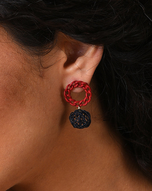 Trendy Designer Drop Earring