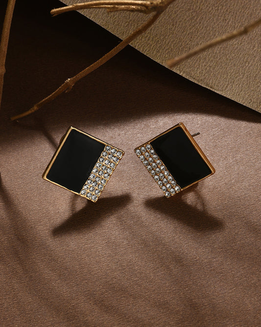 Gold Plated Designer Stud