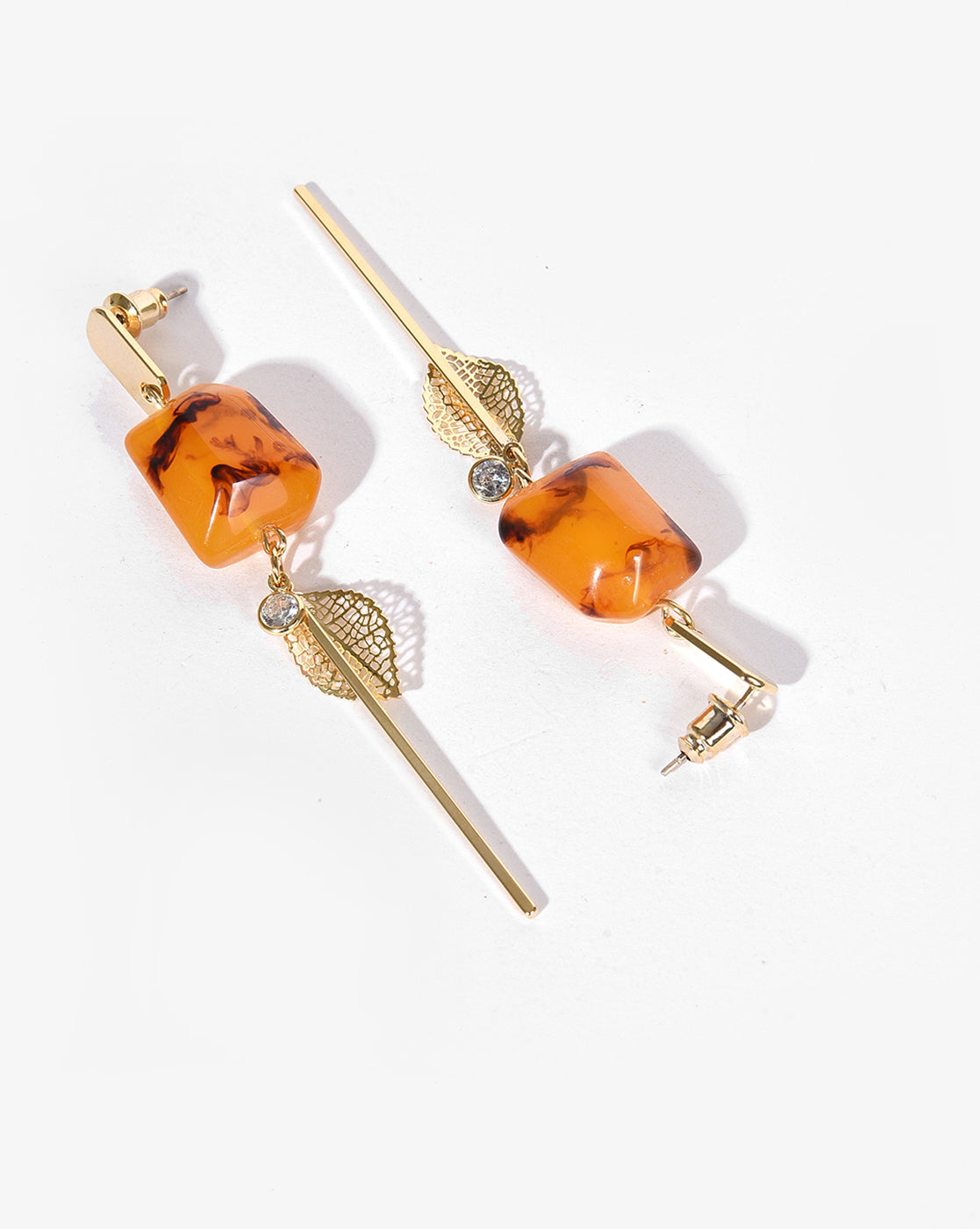 Gold Plated Beaded Stud