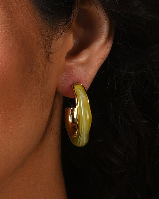 Gold Plated Designer Stud