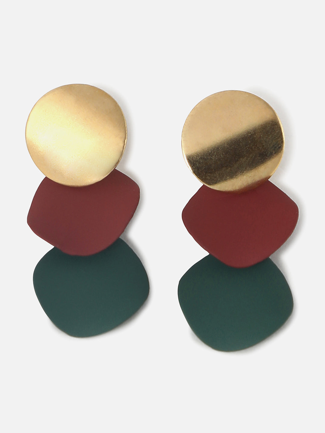 Gold Plated Designer Drop Earring